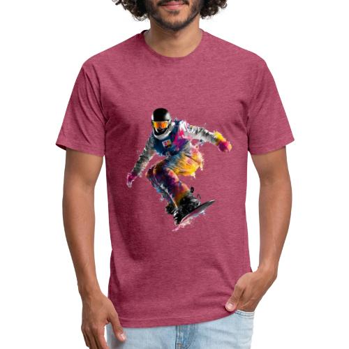 Snowboarding: Frozen Palette - Unisex Poly/Cotton T-Shirt