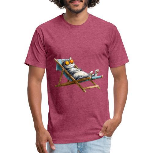 Sunshine Cat Mode - Unisex Poly/Cotton T-Shirt