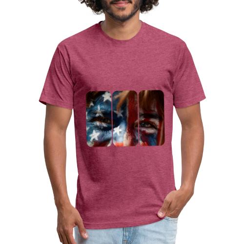 USA: Stars in Their Eyes - Unisex Poly/Cotton T-Shirt