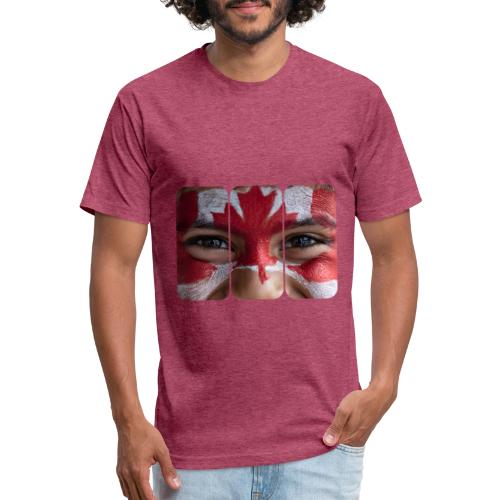 Proudly Canadian - Unisex Poly/Cotton T-Shirt