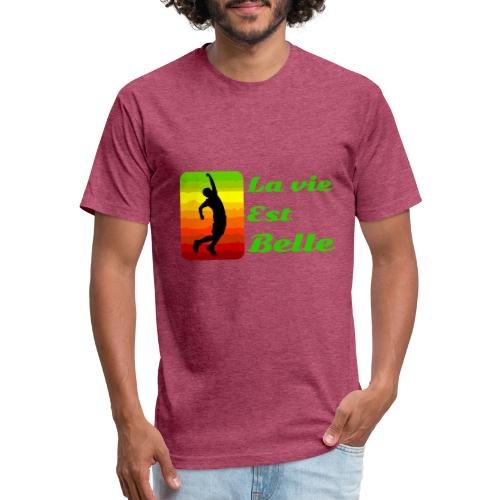 La vie est belle - Unisex Poly/Cotton T-Shirt