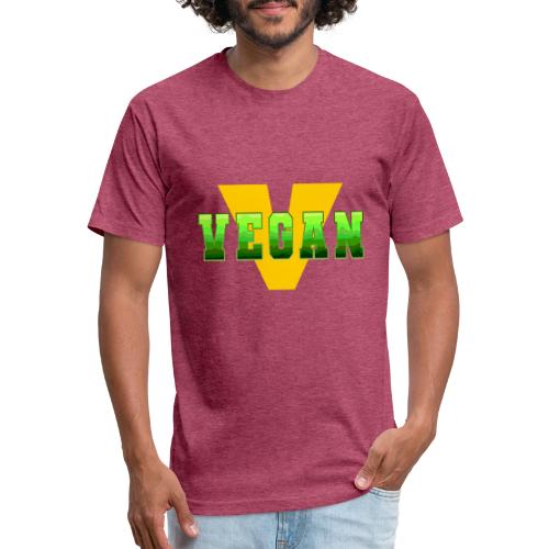 Vegan Energy V - Unisex Poly/Cotton T-Shirt