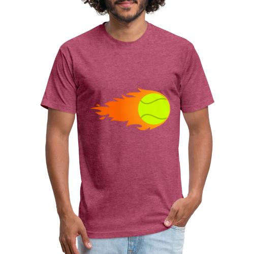 Tennis Ball - Unisex Poly/Cotton T-Shirt