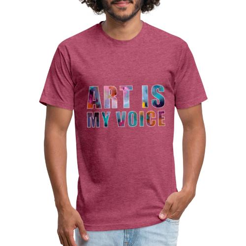 Art Is My Voice - Unisex Poly/Cotton T-Shirt