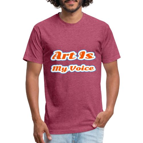 Art Is My Voice — Express Yourself Script - Unisex Poly/Cotton T-Shirt