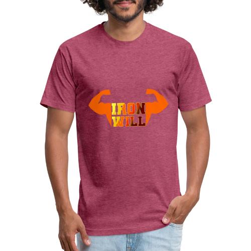 Bodybuilding: Iron Will Power - Unisex Poly/Cotton T-Shirt