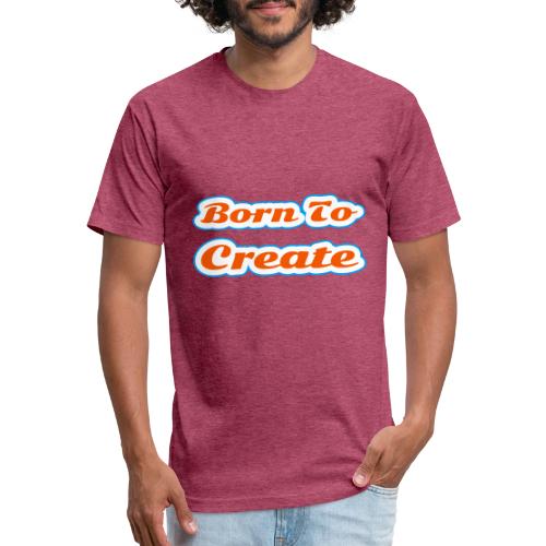 Born to Create — Creative Soul Script - Unisex Poly/Cotton T-Shirt