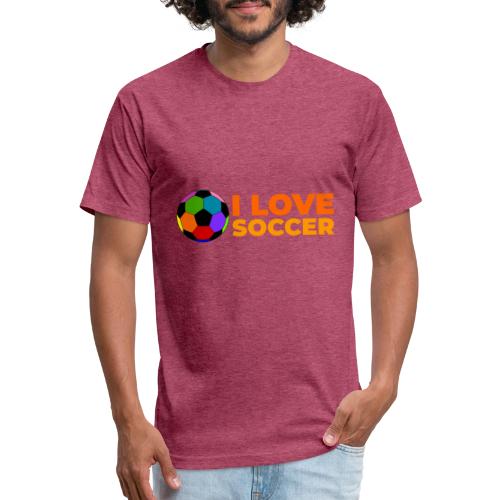 I Love Soccer - Unisex Poly/Cotton T-Shirt