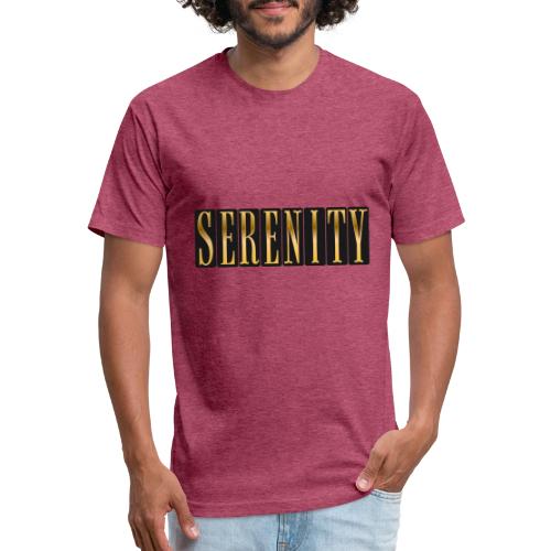 Serenity in Gold - Unisex Poly/Cotton T-Shirt