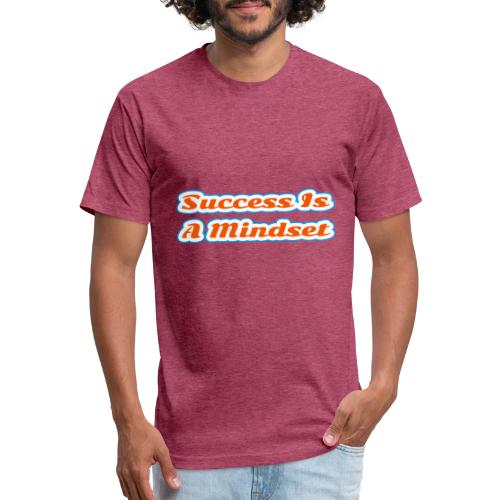 Success Is a Mindset — Motivational Glow Script - Unisex Poly/Cotton T-Shirt