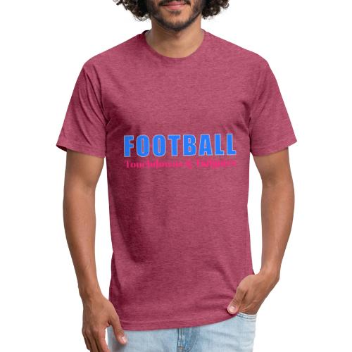 Football Touchdowns & Tailgates Design - Unisex Poly/Cotton T-Shirt