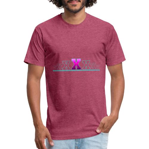 Letter X – Capital Varsity Alphabet Monogram - Unisex Poly/Cotton T-Shirt