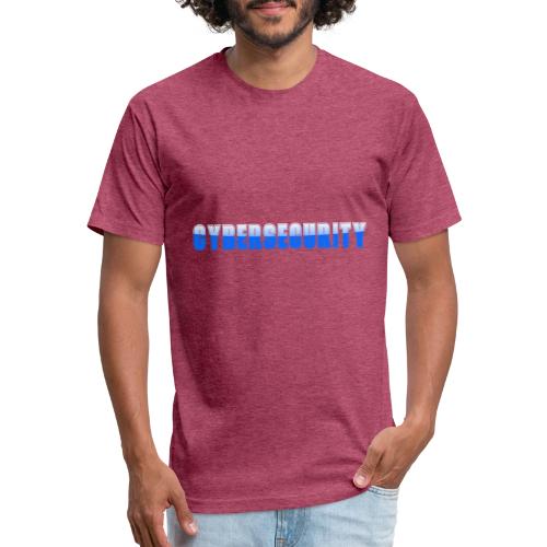Cybersecurity Word Art Design - Unisex Poly/Cotton T-Shirt
