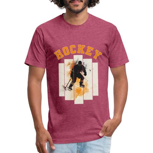 Hockey Grind - Unisex Poly/Cotton T-Shirt