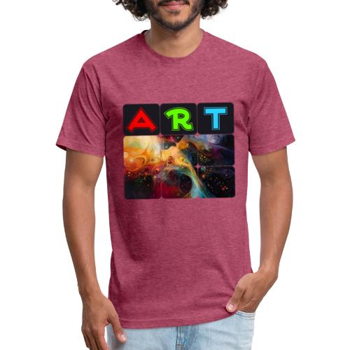 Waves of Art - Unisex Poly/Cotton T-Shirt