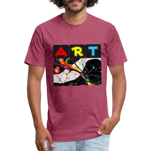 Art in Motion: Color Unleashed - Unisex Poly/Cotton T-Shirt