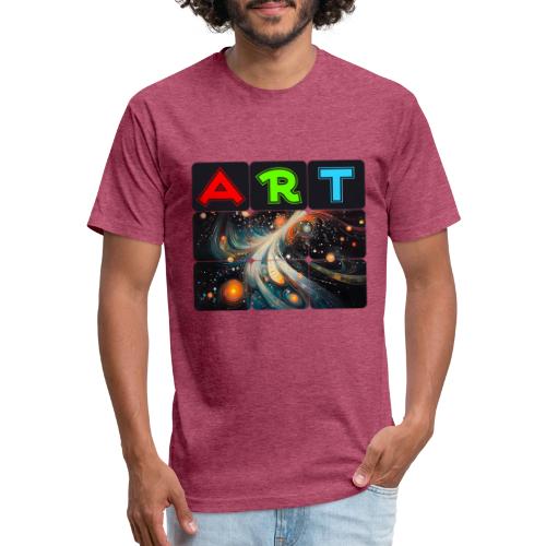 Swirls of Colorful Art - Unisex Poly/Cotton T-Shirt