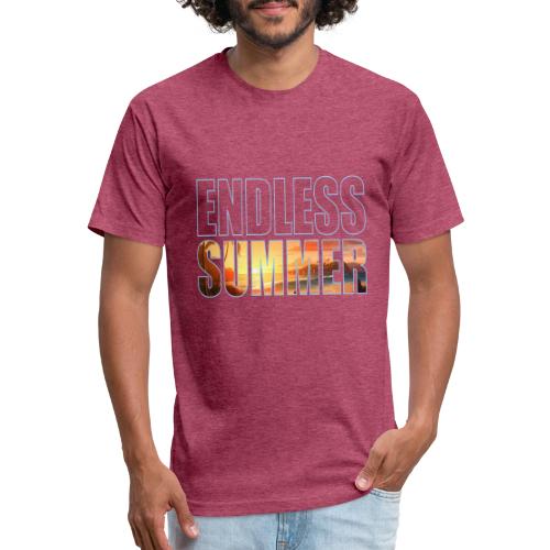 Golden Summer Vibes - Unisex Poly/Cotton T-Shirt