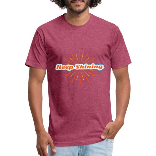 Keep Shining: Radiant Energy Design - Unisex Poly/Cotton T-Shirt