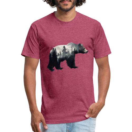 Forest Within the Bear - Unisex Poly/Cotton T-Shirt