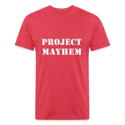 Project Mayhem - Men’s Fitted Poly/Cotton T-Shirt