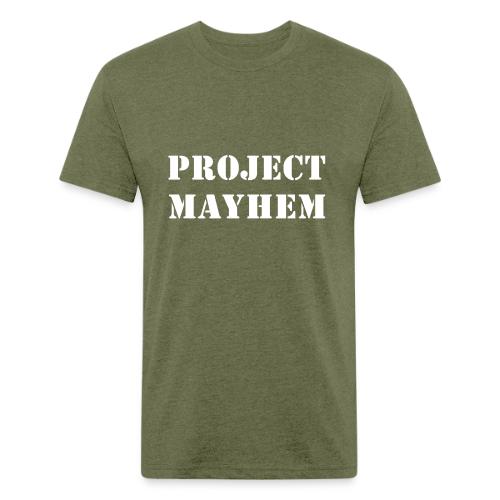 Project Mayhem - Men’s Fitted Poly/Cotton T-Shirt