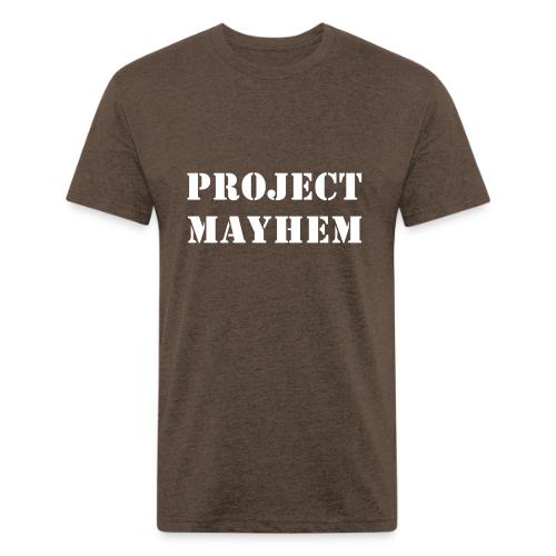 Project Mayhem - Men’s Fitted Poly/Cotton T-Shirt