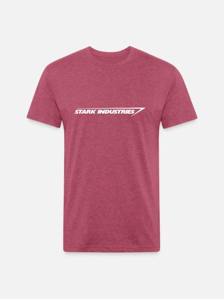 industries comic company marvel - Unisex Poly/Cotton T-Shirt - heather burgundy