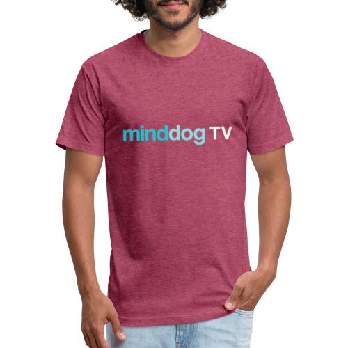 minddogTV logo simplistic - Fitted Cotton/Poly T-Shirt by Next Level
