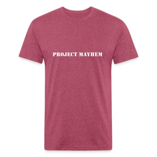 Project Mayhem - Men’s Fitted Poly/Cotton T-Shirt