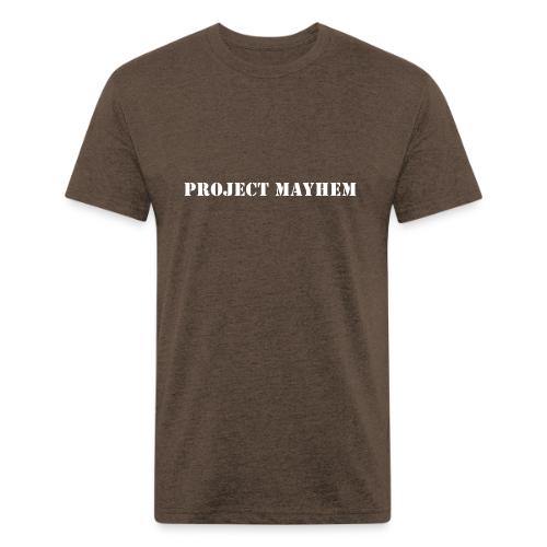 Project Mayhem - Men’s Fitted Poly/Cotton T-Shirt