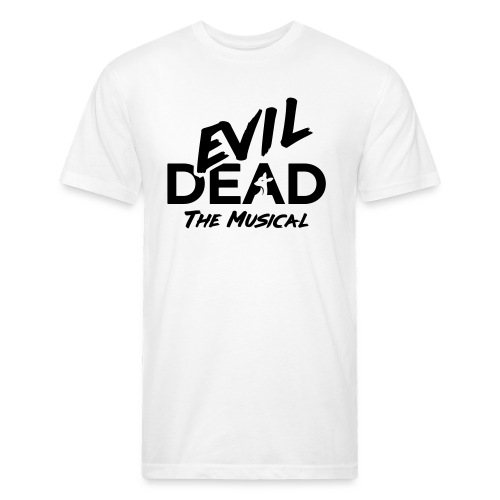 Evil Dead the Musical Logo Black - Men’s Fitted Poly/Cotton T-Shirt
