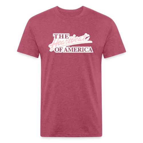 The Heartbeat of America - Unisex Poly/Cotton T-Shirt