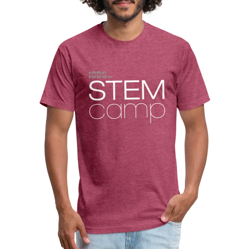 ICDSngo STEMcamp 01A - Fitted Cotton/Poly T-Shirt by Next Level