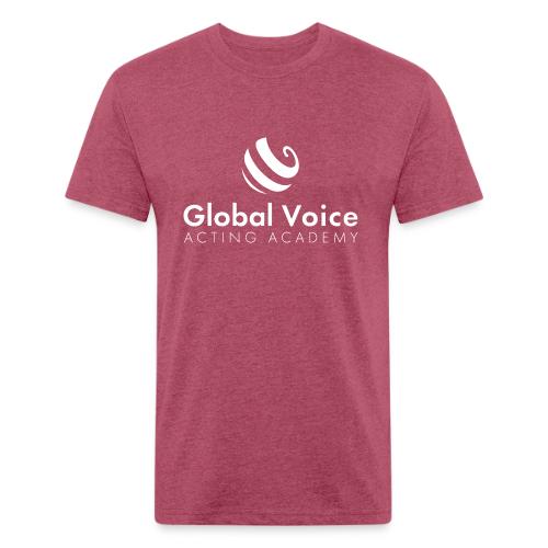 GVAA Stacked White - Unisex Poly/Cotton T-Shirt