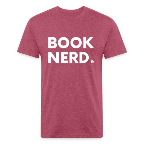 Book Nerd in White - Unisex Poly/Cotton T-Shirt