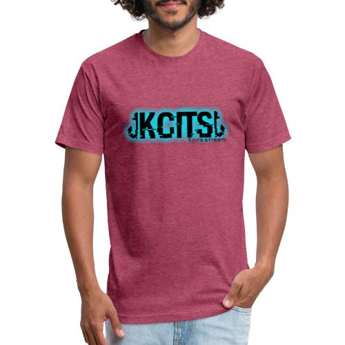 Kcits.stream Basic Logo - Men’s Fitted Poly/Cotton T-Shirt