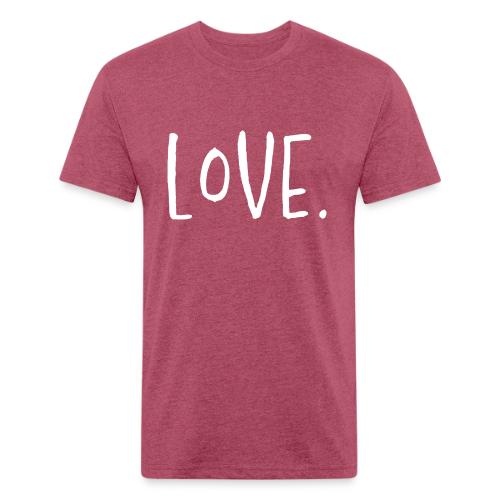 Smoon City_Love Thin White2 - Unisex Poly/Cotton T-Shirt