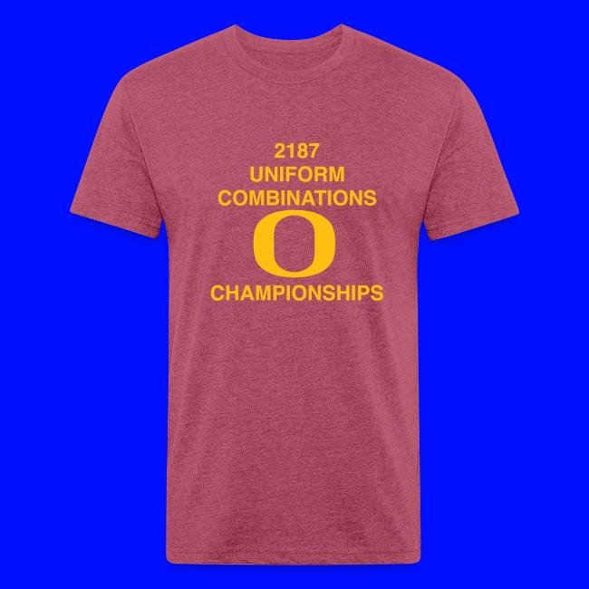 2187 UNIFORM COMBINATIONS O CHAMPIONSHIPS