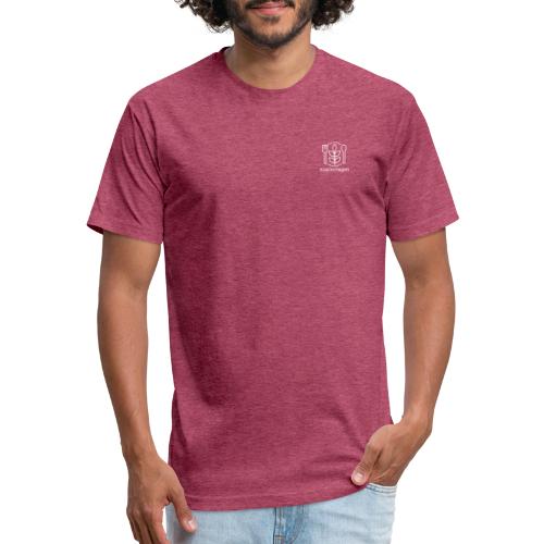 Kids Go Vegan - Men’s Fitted Poly/Cotton T-Shirt