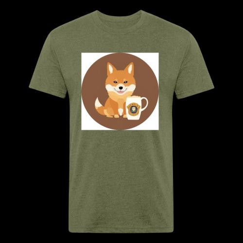 Doggo with Beer - Unisex Poly/Cotton T-Shirt