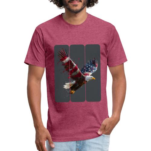 USA: Freedom in Flight - Unisex Poly/Cotton T-Shirt