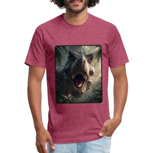 T Rex Jungle Roar Design - Unisex Poly/Cotton T-Shirt