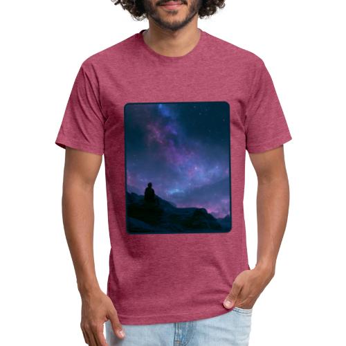 Stargazer Nebula Night Sky Art - Unisex Poly/Cotton T-Shirt