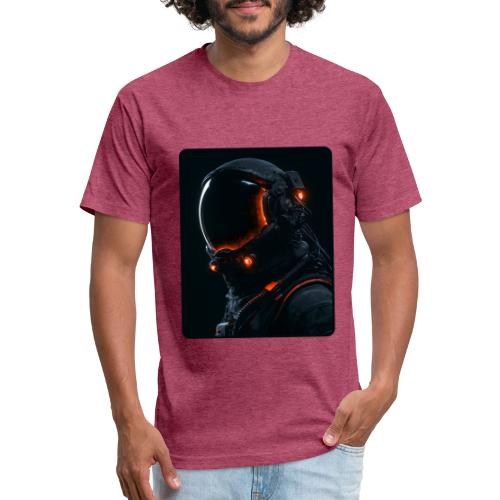 Futuristic Astronaut Helmet - Unisex Poly/Cotton T-Shirt