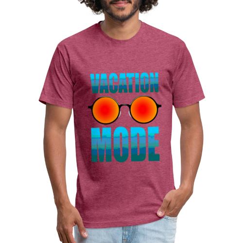 Vacation mode: Ocean Vibes On - Unisex Poly/Cotton T-Shirt