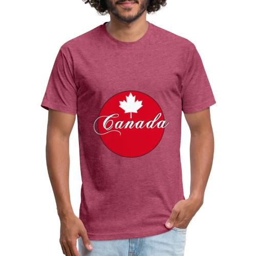 Canada in red and white - Unisex Poly/Cotton T-Shirt