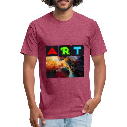 Waves of Art - Unisex Poly/Cotton T-Shirt