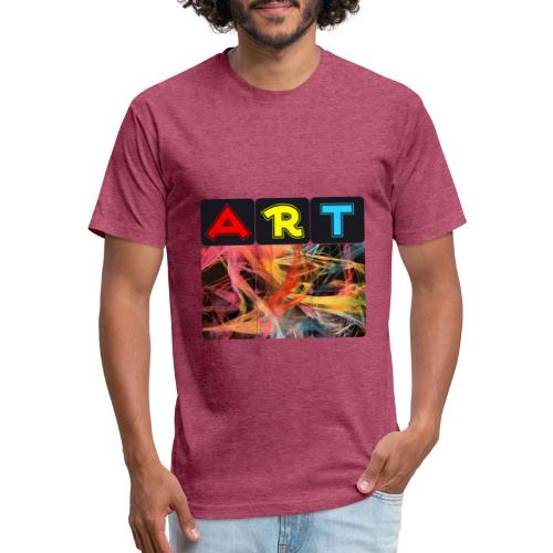Chaotic Threads of Art - Unisex Poly/Cotton T-Shirt