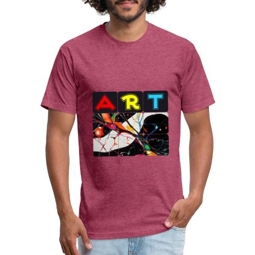Art in Motion: Color Unleashed - Unisex Poly/Cotton T-Shirt